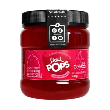 Perlas explosivas LiquiPops sabor a cereza · 350 g