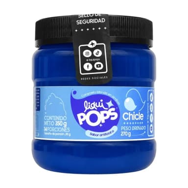 Perlas explosivas LiquiPops sabor a chicle · 350 g