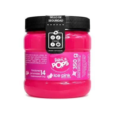 Perlas explosivas LiquiPops sabor a pink ice · 350 g