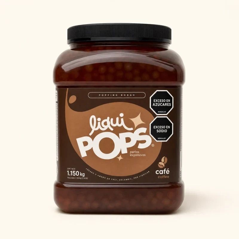Perlas explosivas LiquiPops sabor a café · 1150 g