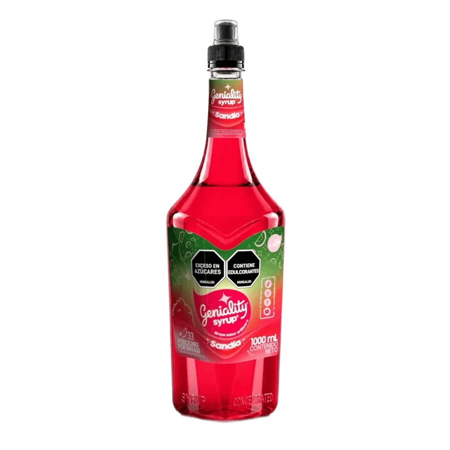 Sirope Geniality de sandía 1000 ml