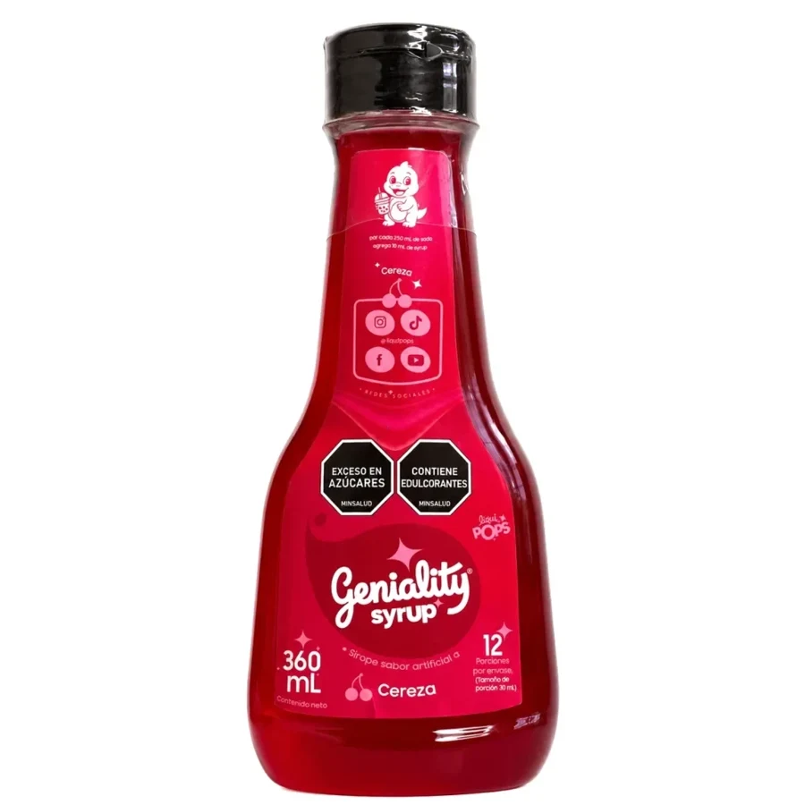 Sirope Geniality de cereza 360 ml