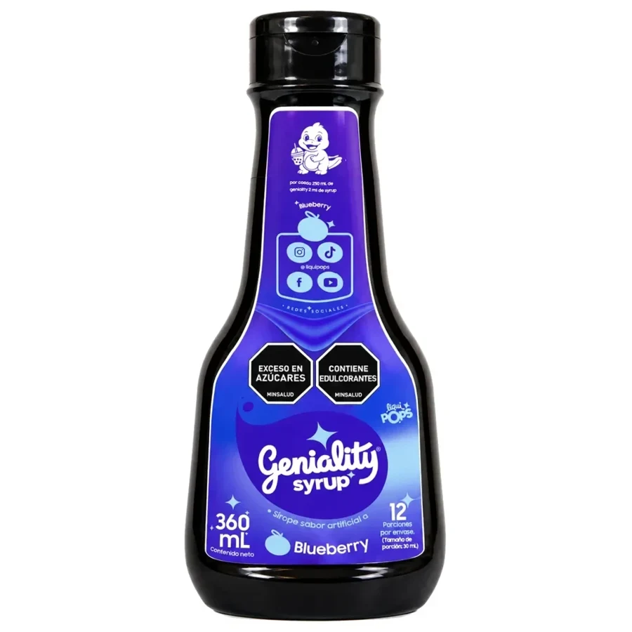 Sirope Geniality de blueberry 360 ml