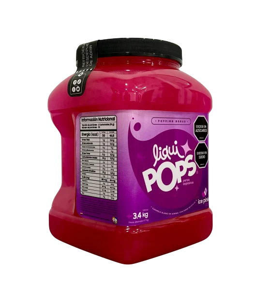 Perlas explosivas LiquiPops sabor a Ice Pink x 3400 gramos