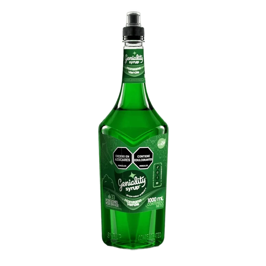 Sirope Geniality de manzana verde 1000 ml